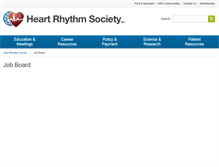 Tablet Screenshot of careers.hrsonline.org